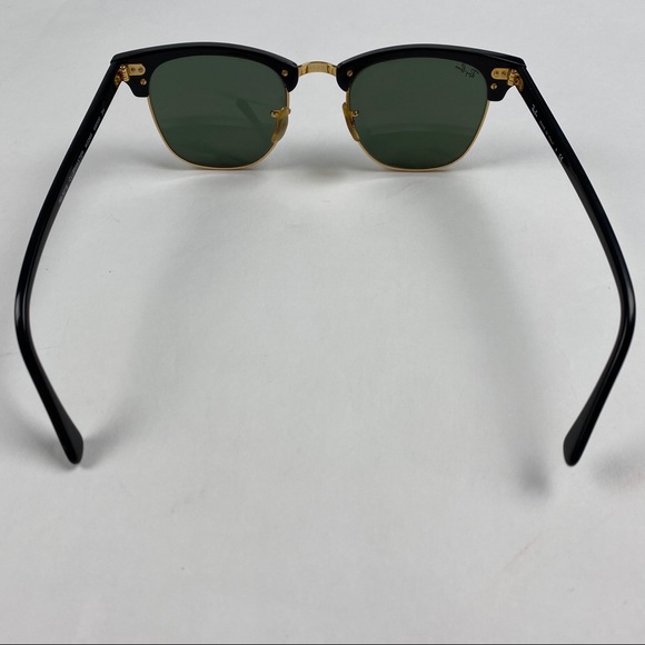 Ray-Ban Clubmasters RB3016 Black/Gold - Picture 6 of 10